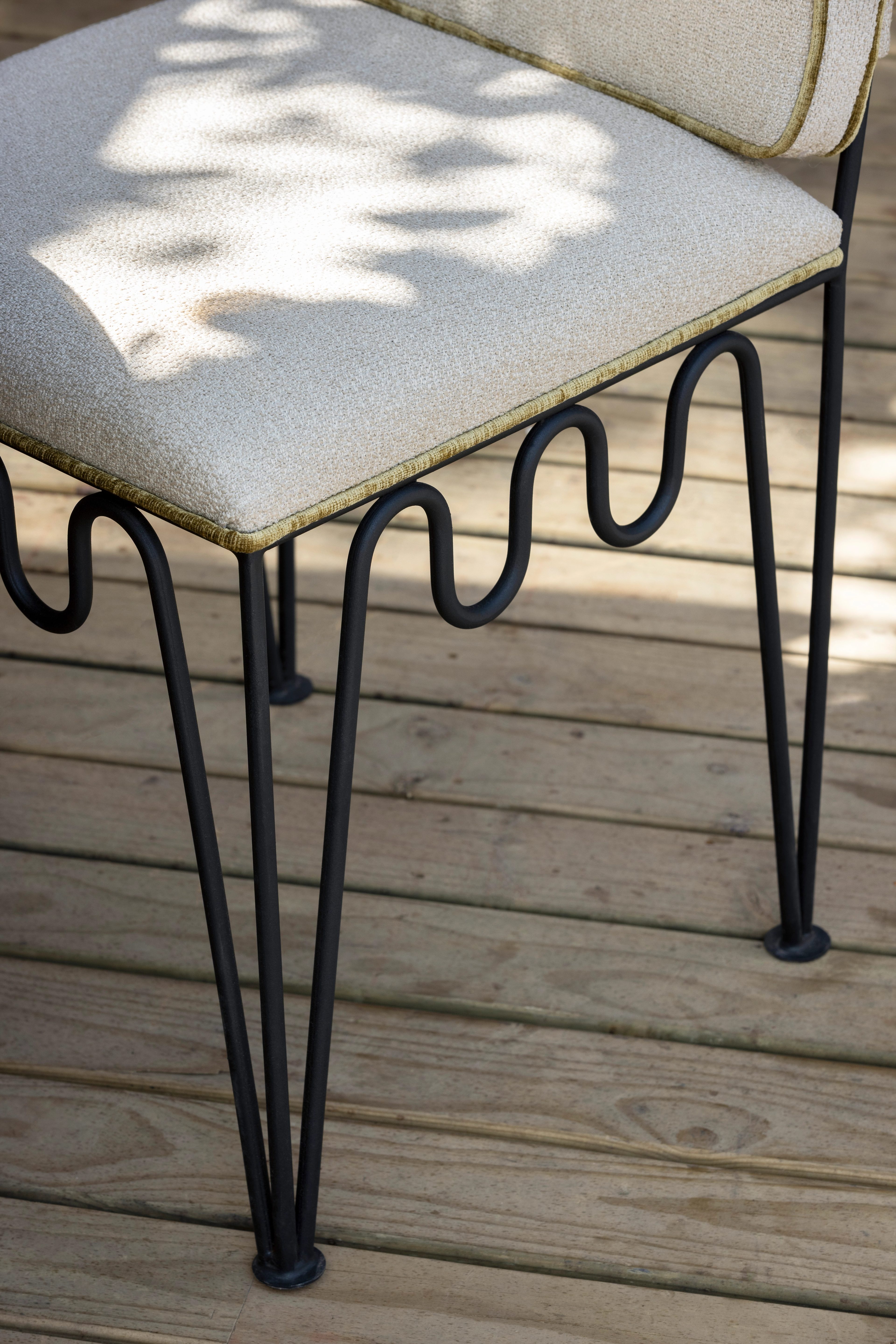 Société by Giorgio wave outdoor chair