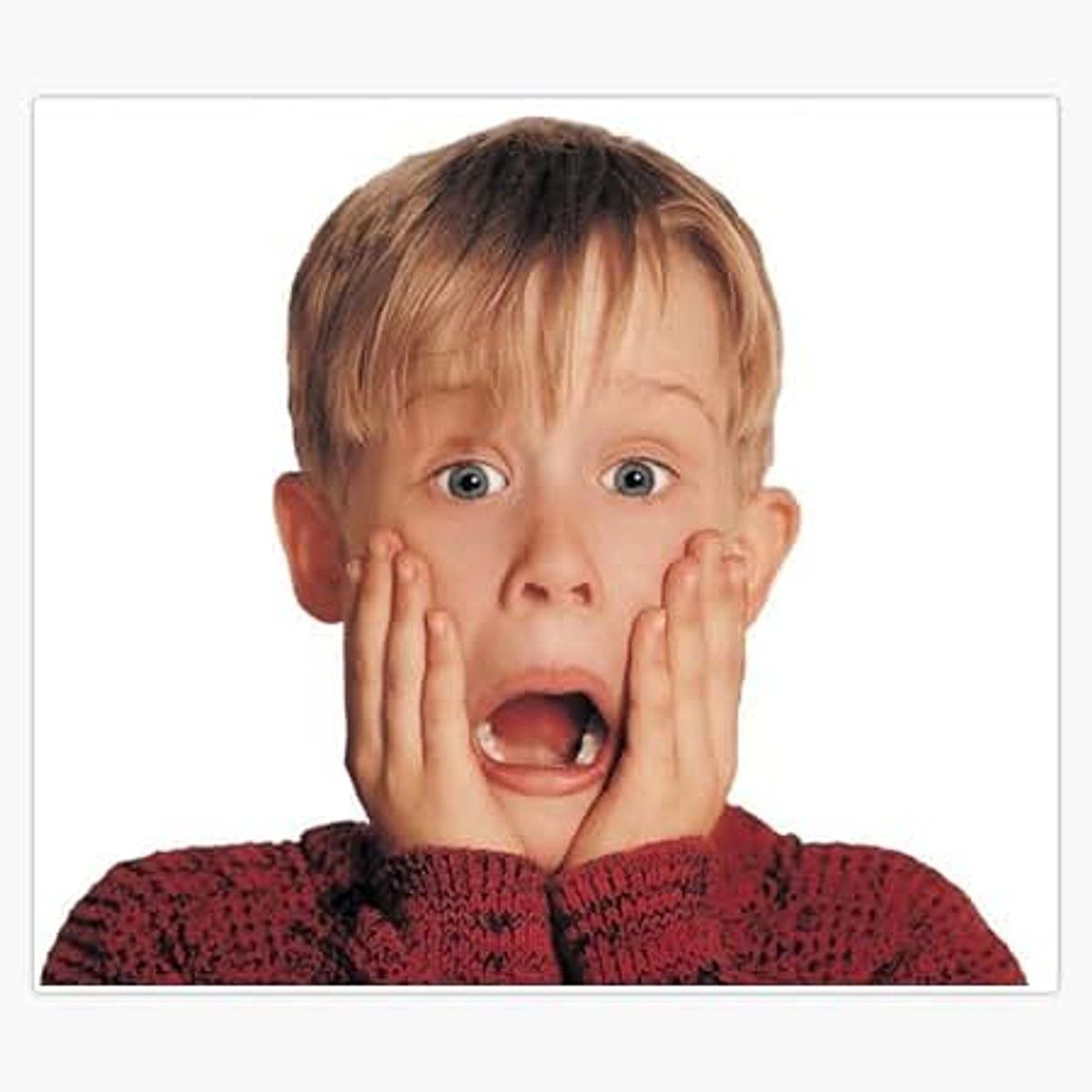A child's shocked expression, hands on cheeks, mouth open in surprise — the reaction to opening a per-biomarker pricing bill on a 90-parameter health package