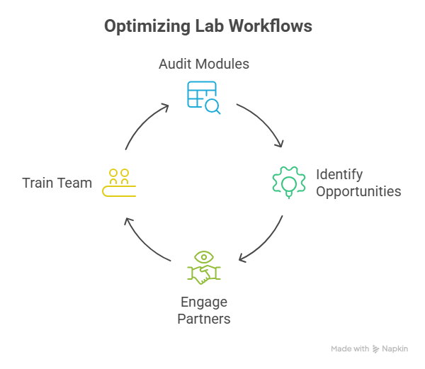 Steps to repeat to keep your lab efficient