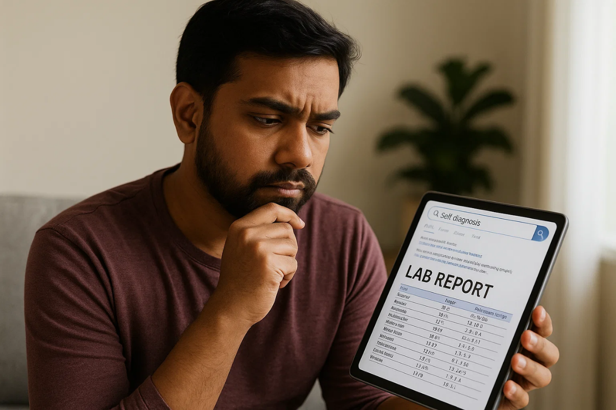 The Role of Lab Reports in the Self-Diagnosis Era