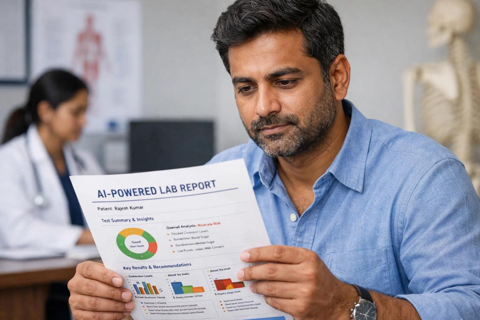 patient understanding an AI-Powered Lab report