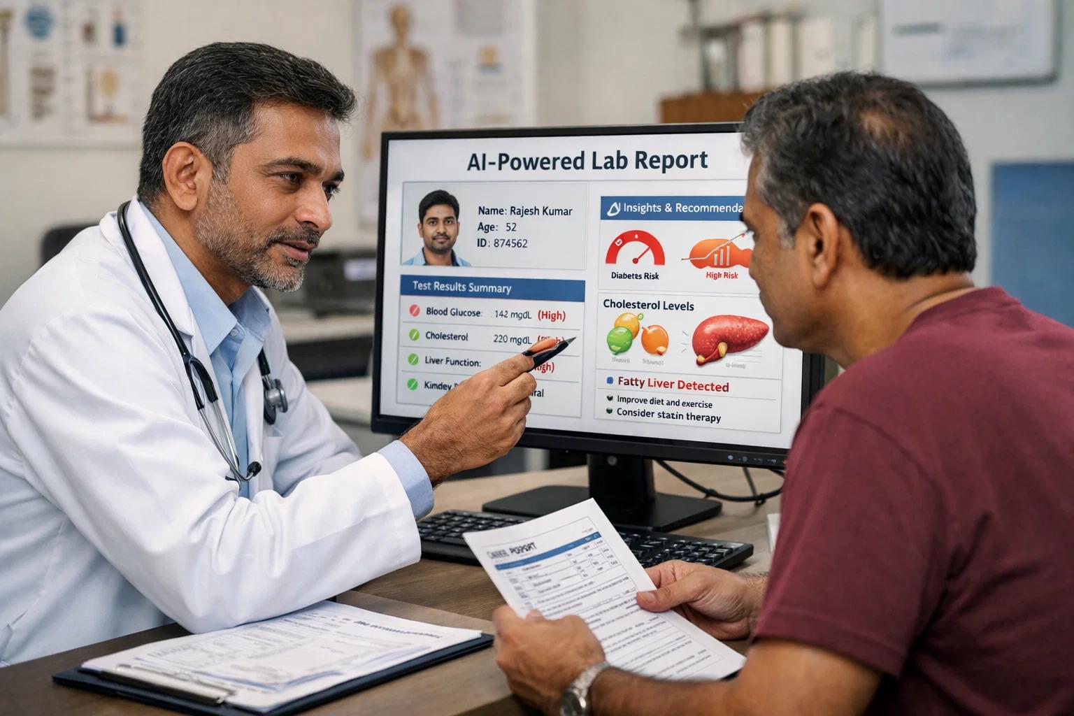 AI-Powered Lab Reporting: Compliance Guide (NABH, HIPAA, DPDP)