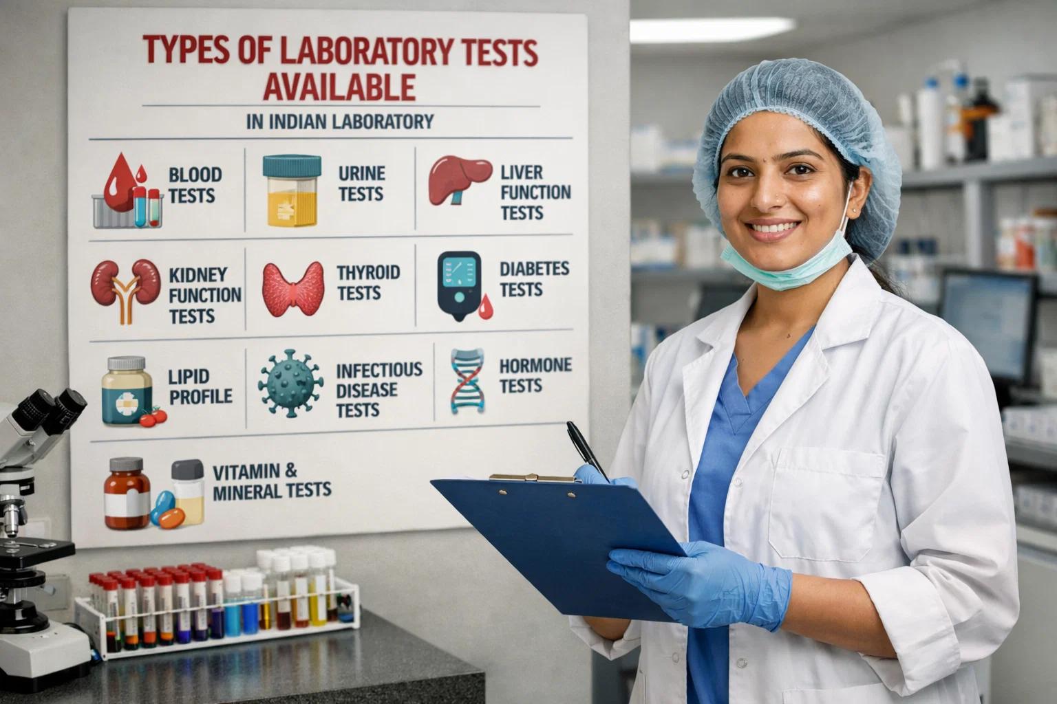 Types of Laboratory Tests Available