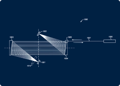 Off axis walk off multi-pass amplifiers