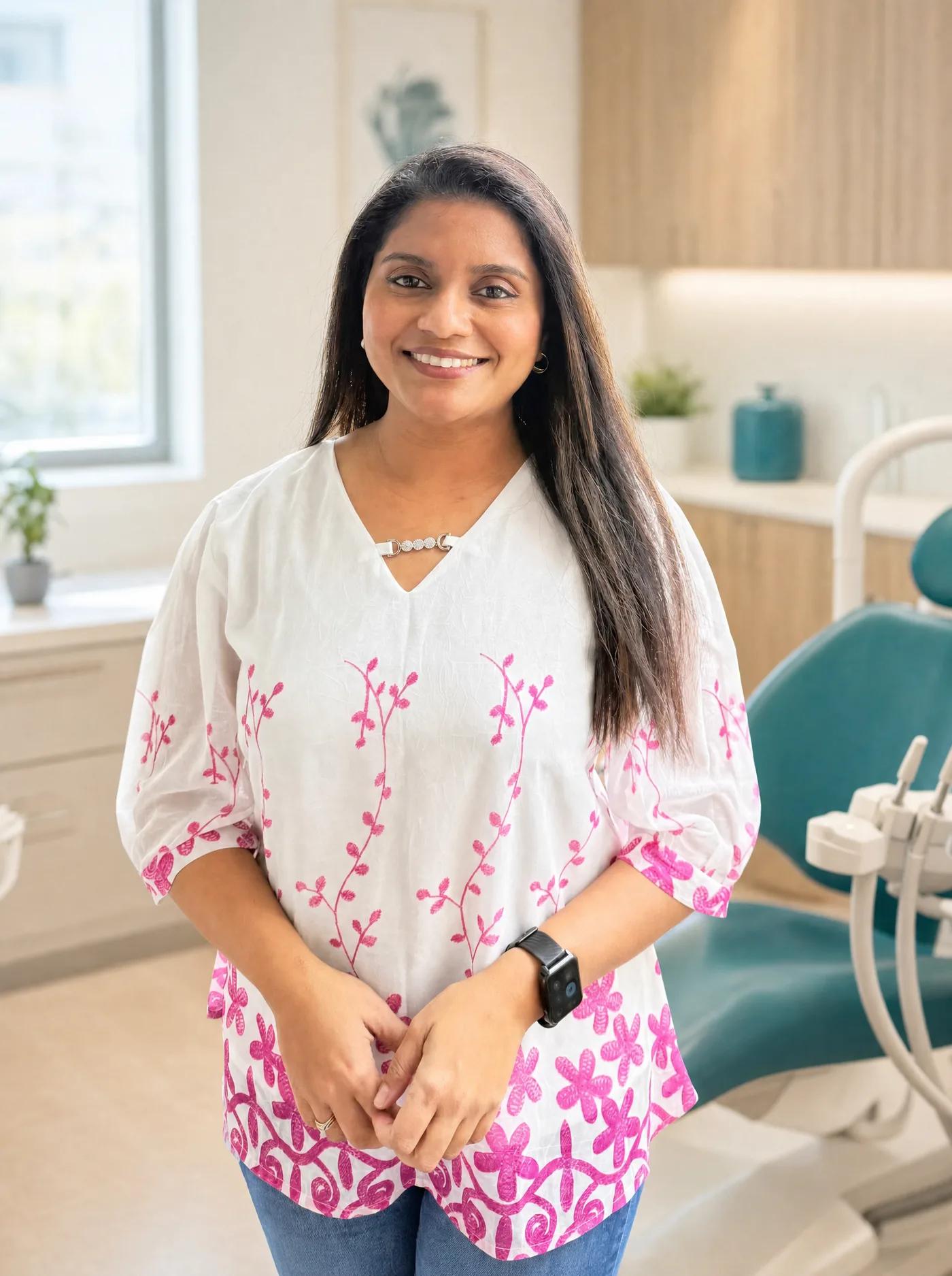 Portrait of Krupa Sawant, Dental Administrator