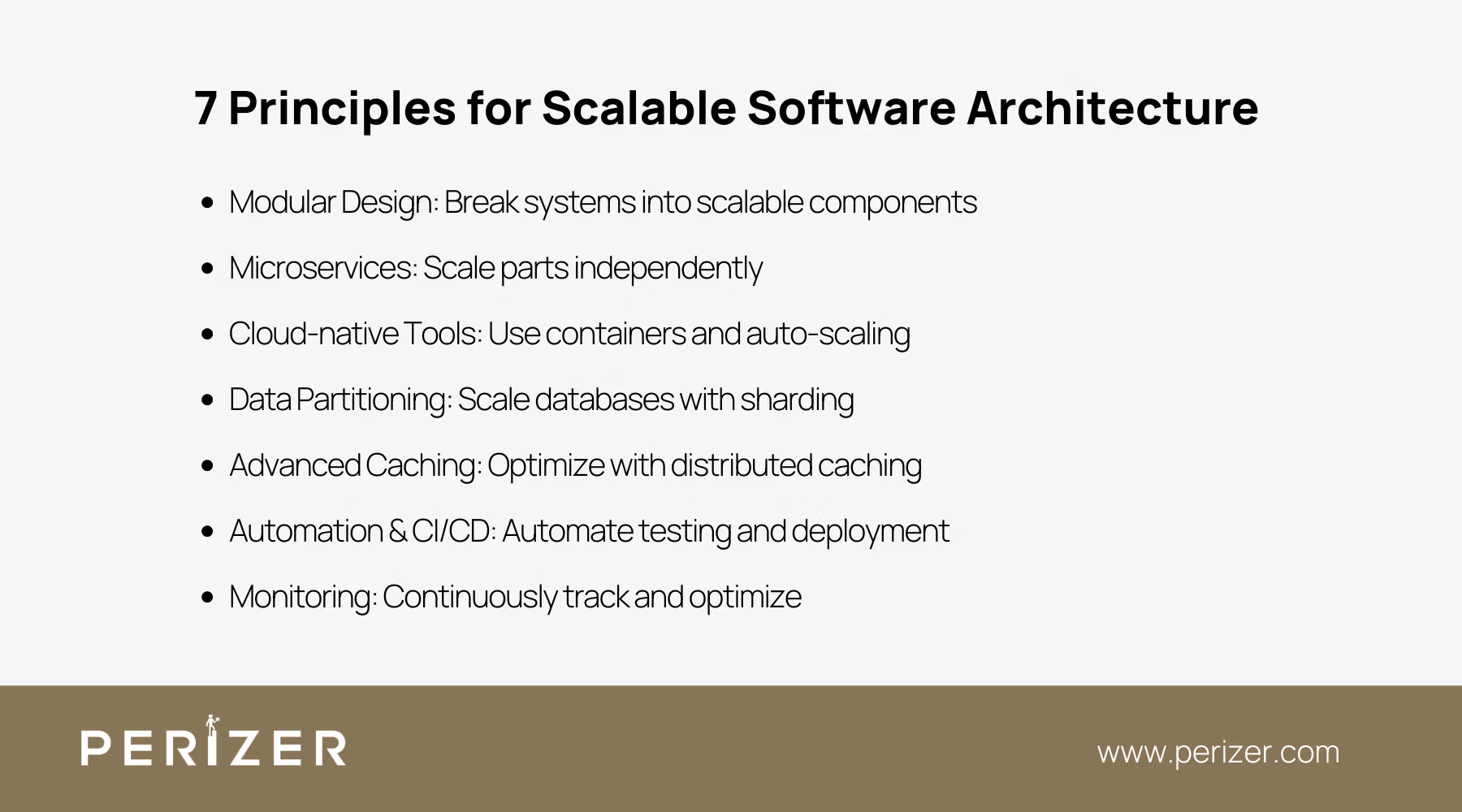 Principles for Scalable Software Architecture