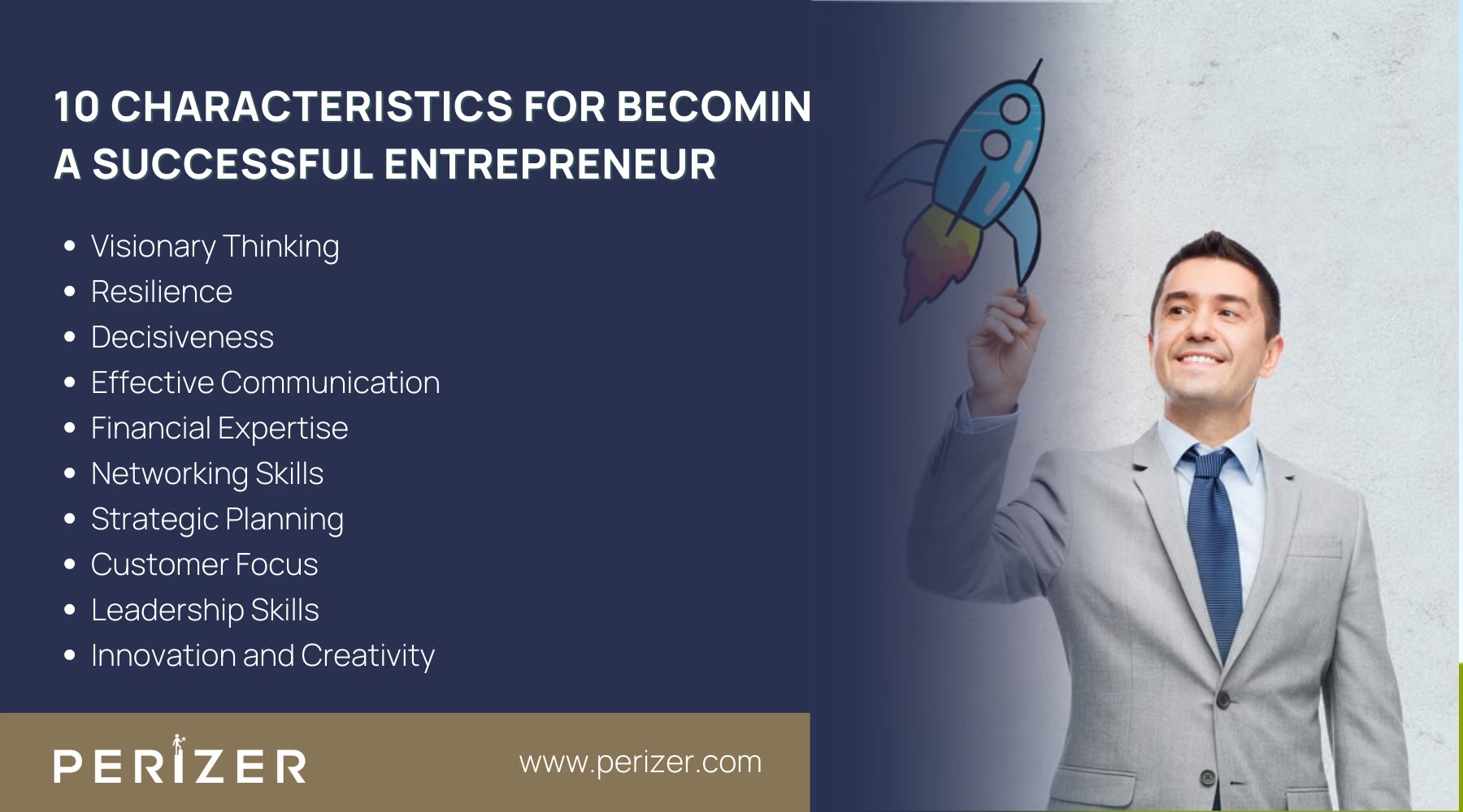 10 Characteristics for Becoming a Successful Entrepreneur