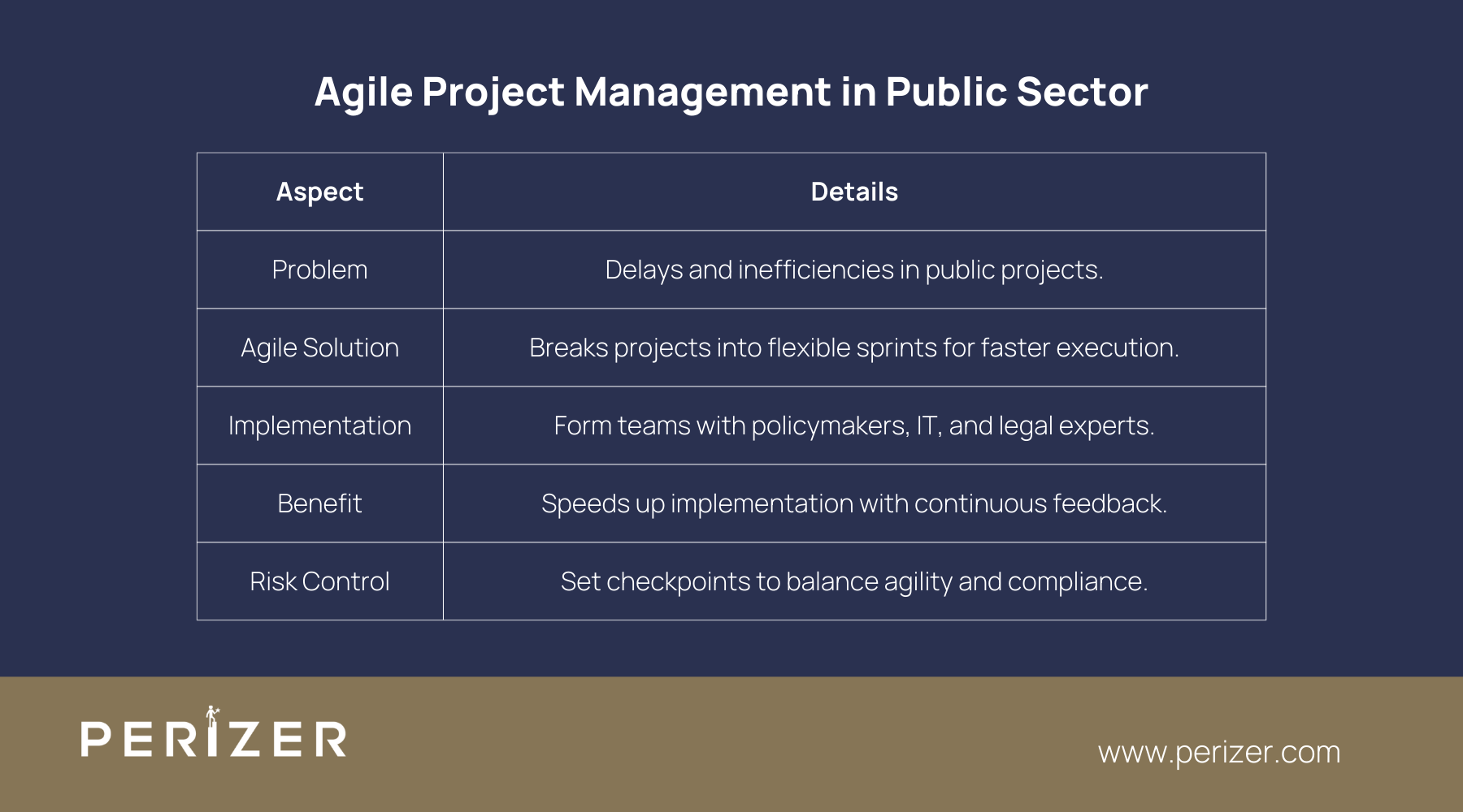 Agile Project Management in Public Sector
