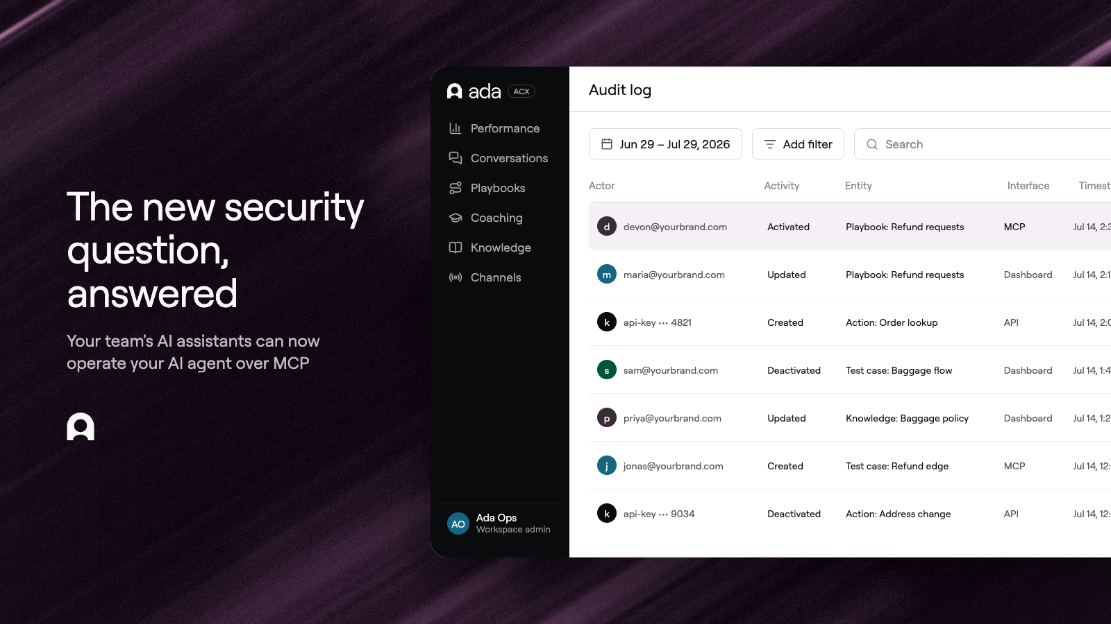 Bring your AI agent into your security review