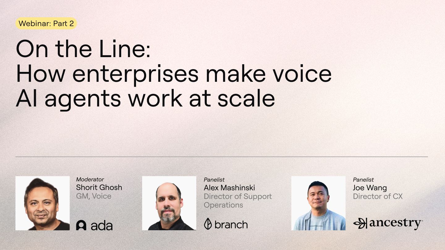 On the Line: How enterprises make voice AI agents work at scale