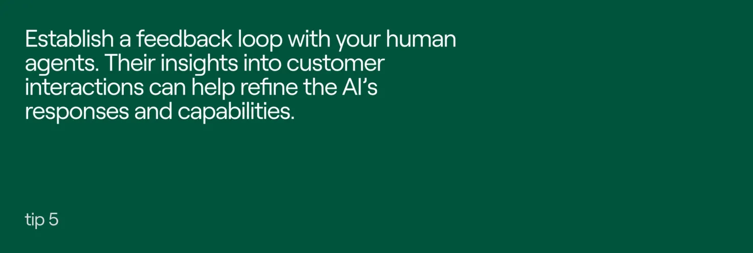 AI customer service for tax season tip 5