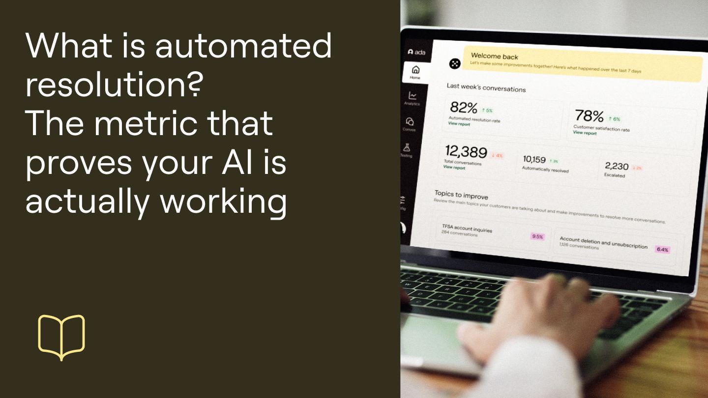 What is automated resolution? The metric that proves your AI is actually working