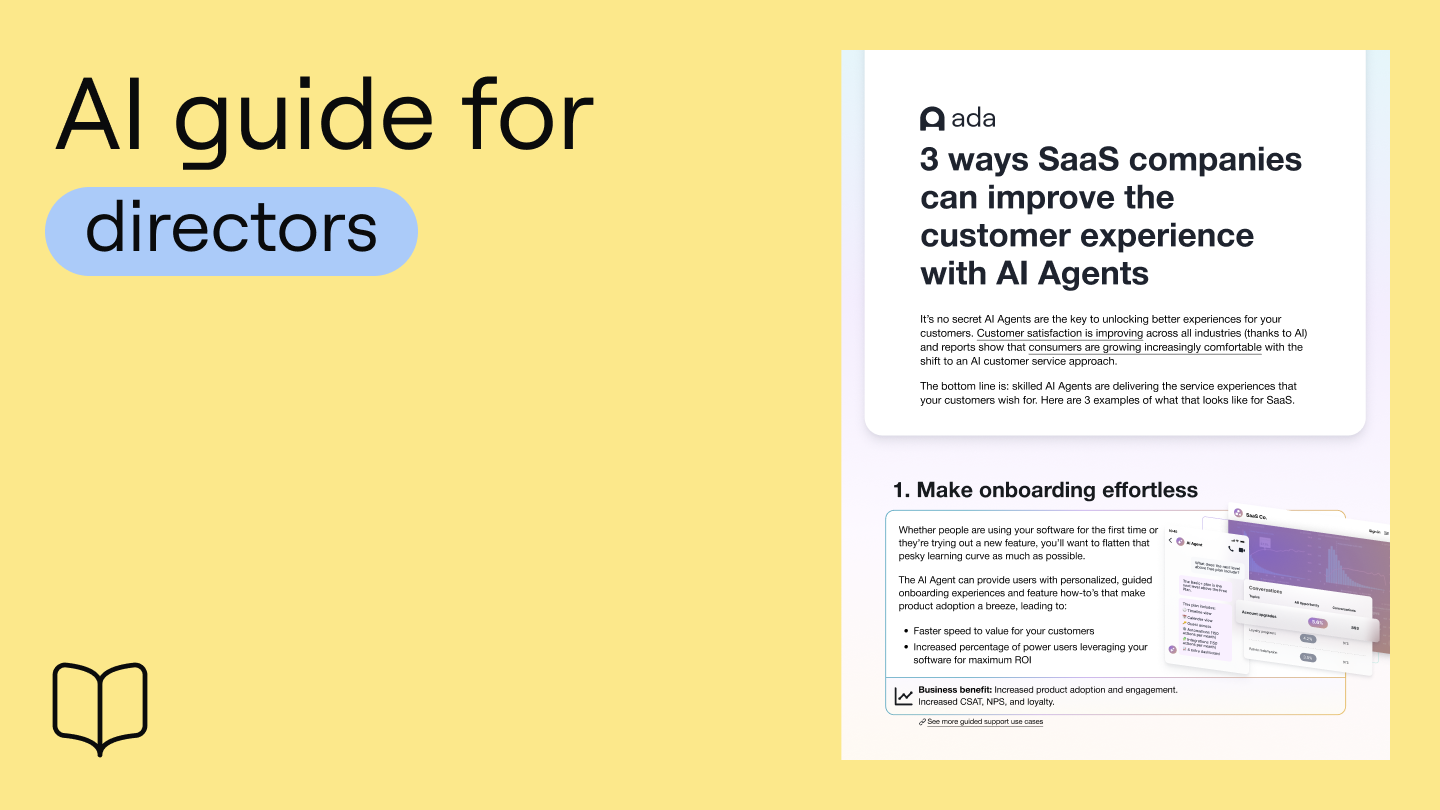 3 ways SaaS companies can improve the customer experience with AI Agents