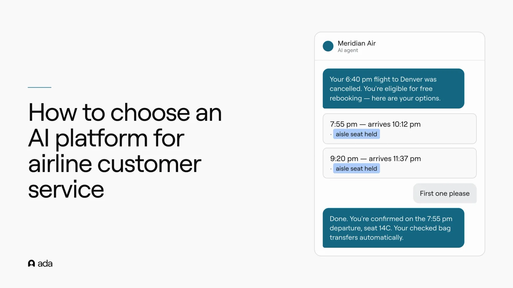 How to choose an AI platform for airline customer service