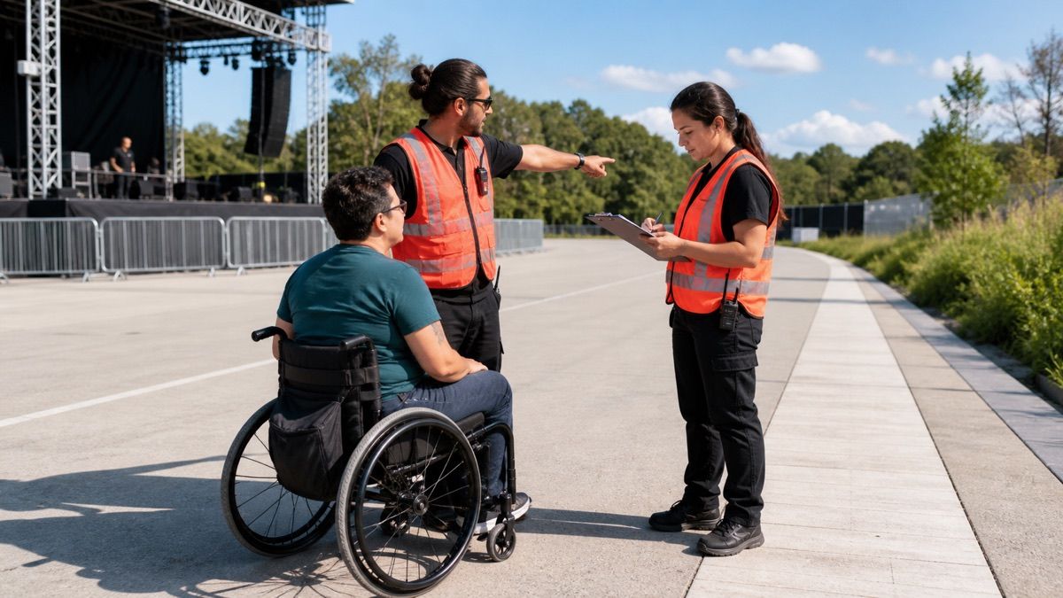 Accessible Event Evacuation Plans: Build Reliable Assistance Handoffs