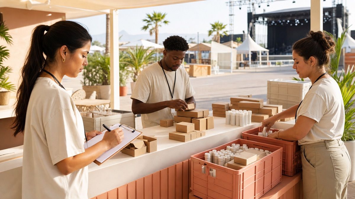 Sponsor Product Sampling: An Inventory-Control Workflow for Events