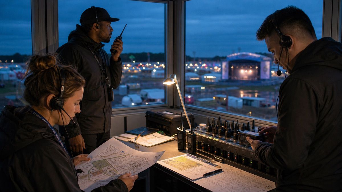 Event Radio Communications: A Channel-Control Plan