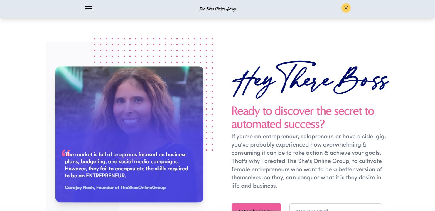  The She's Online Group