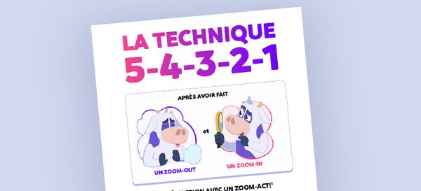 Une technique parmi d'autres, le 5-4-3-2-1!
