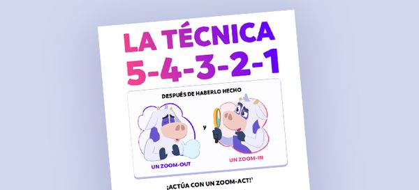 Una técnica entre otras: ¡el método 5-4-3-2-1! 
