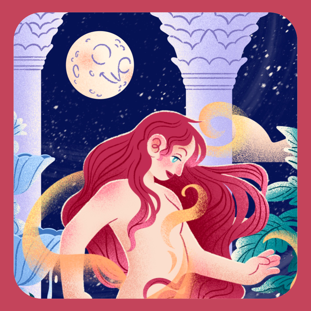 italian folktales pomegranate lady and the moon