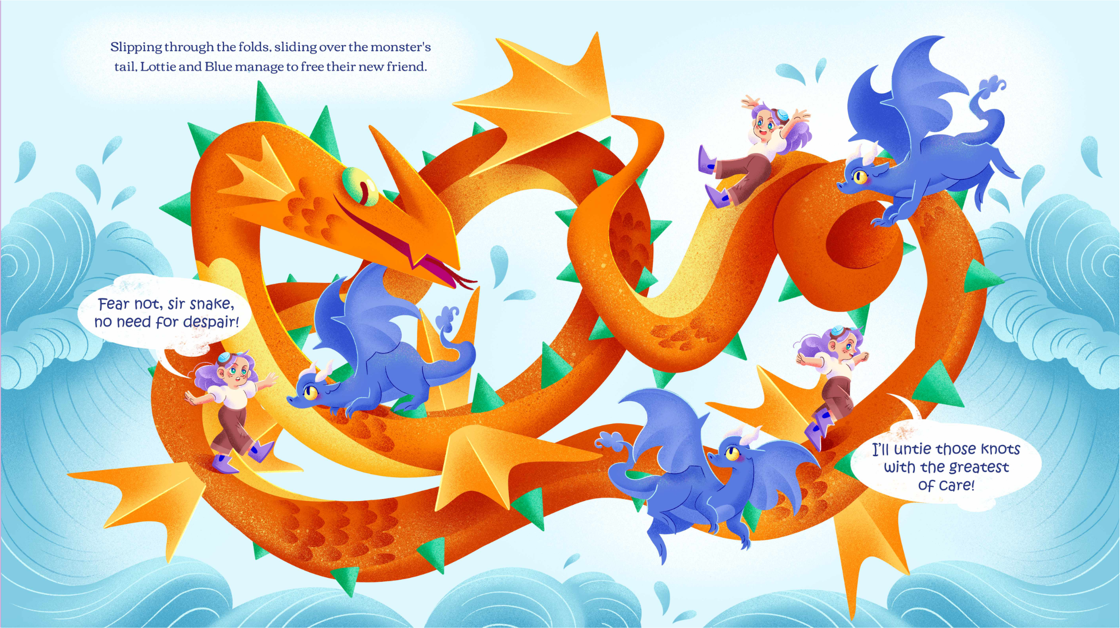 Lottie & Blue save the sea monster