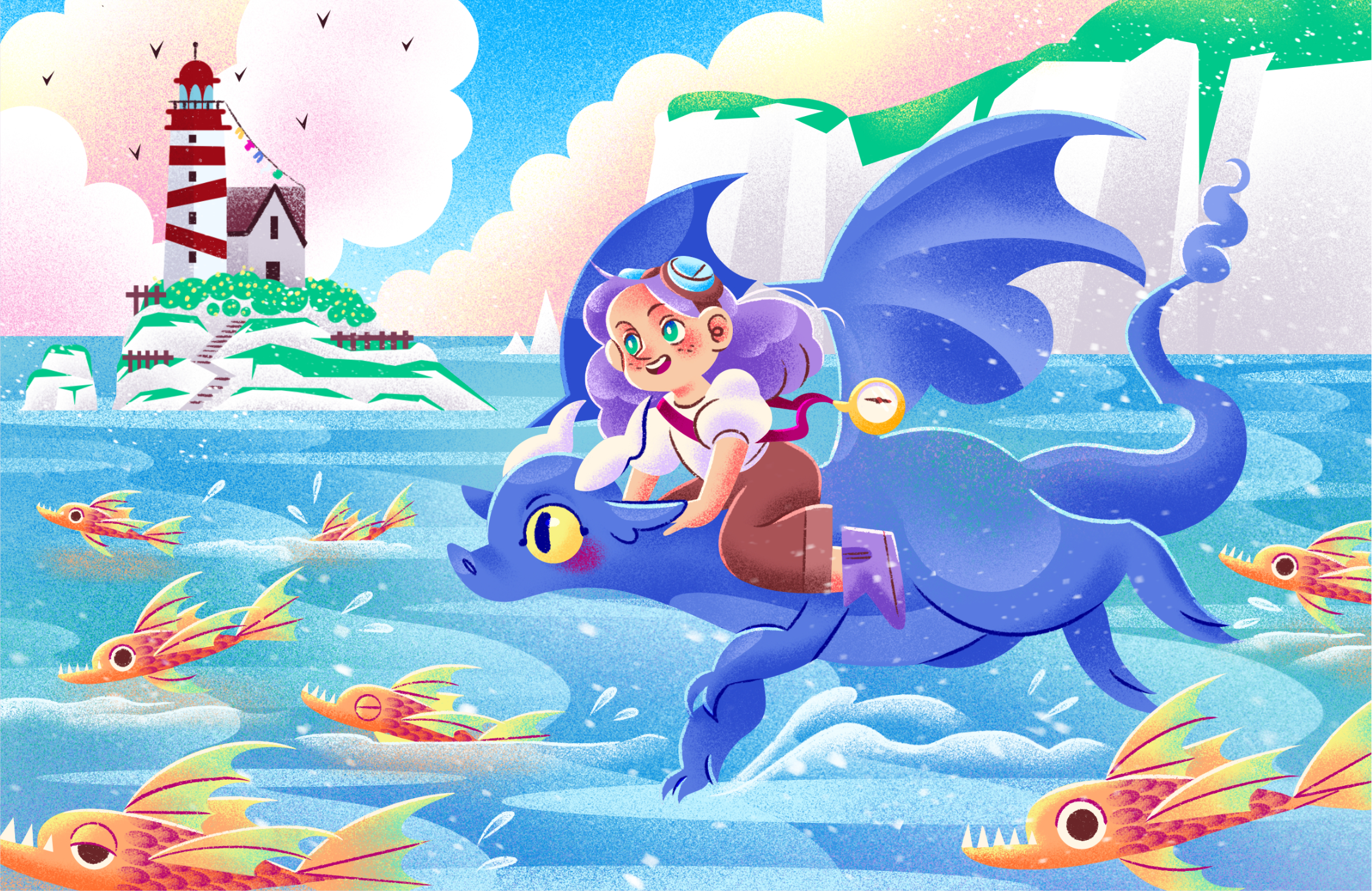 Lottie & Blue first adventure