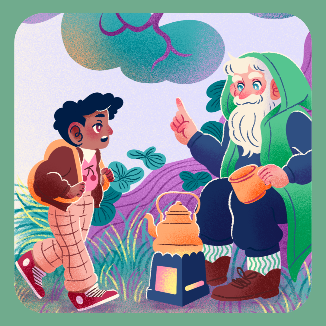 italian folktales old wise man and adventurous boy