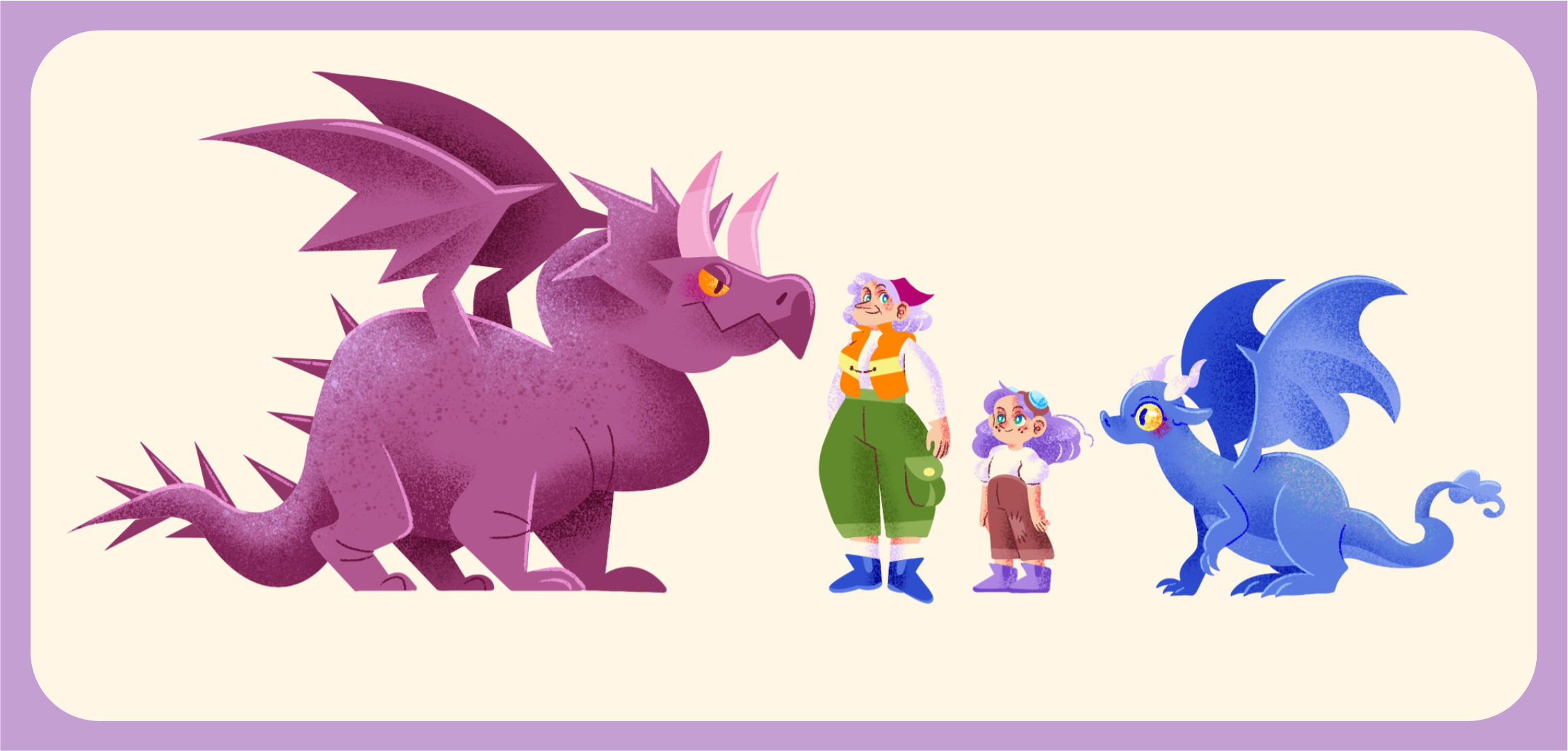 Lottie & Blue family portrait