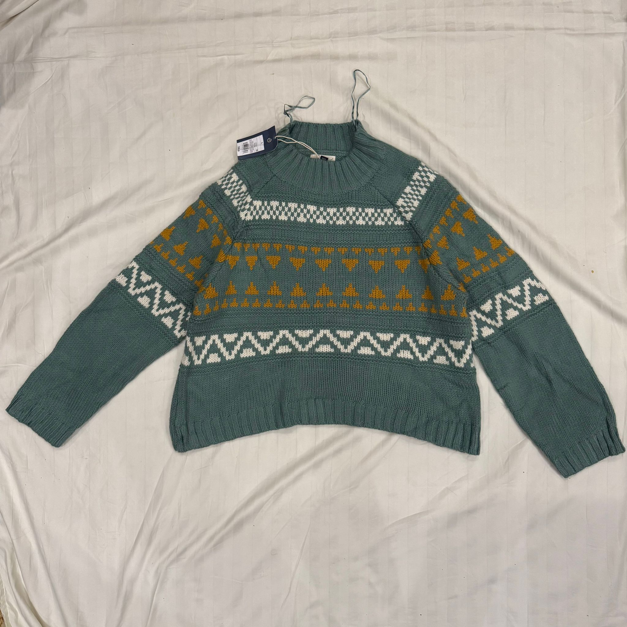 Universal Thread Fair Isle Turtleneck Sweater Size (L)
