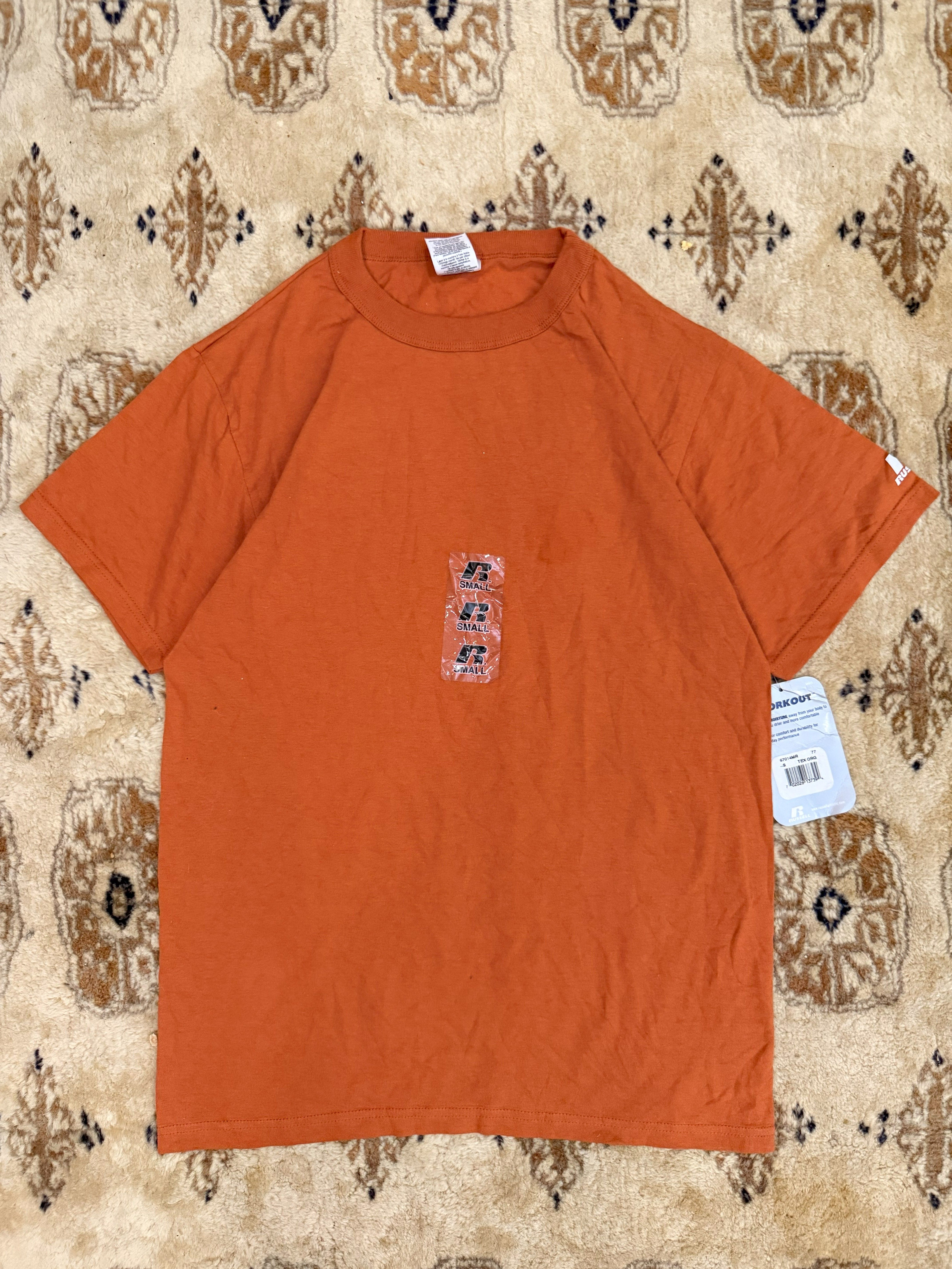Rust Orange Russell Athletic Workout T-Shirt ( S )