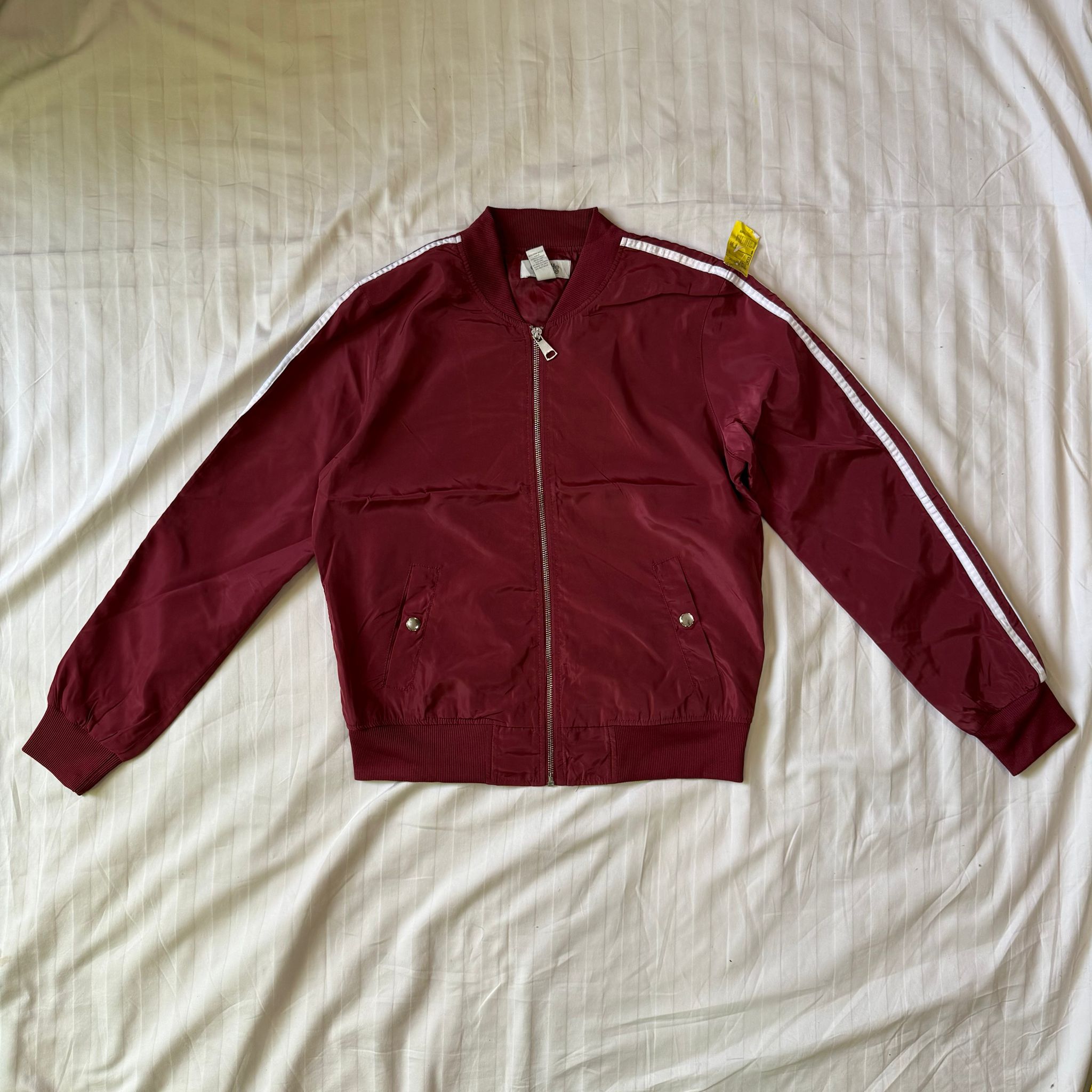 Burgundy Bomber Drop size (M)