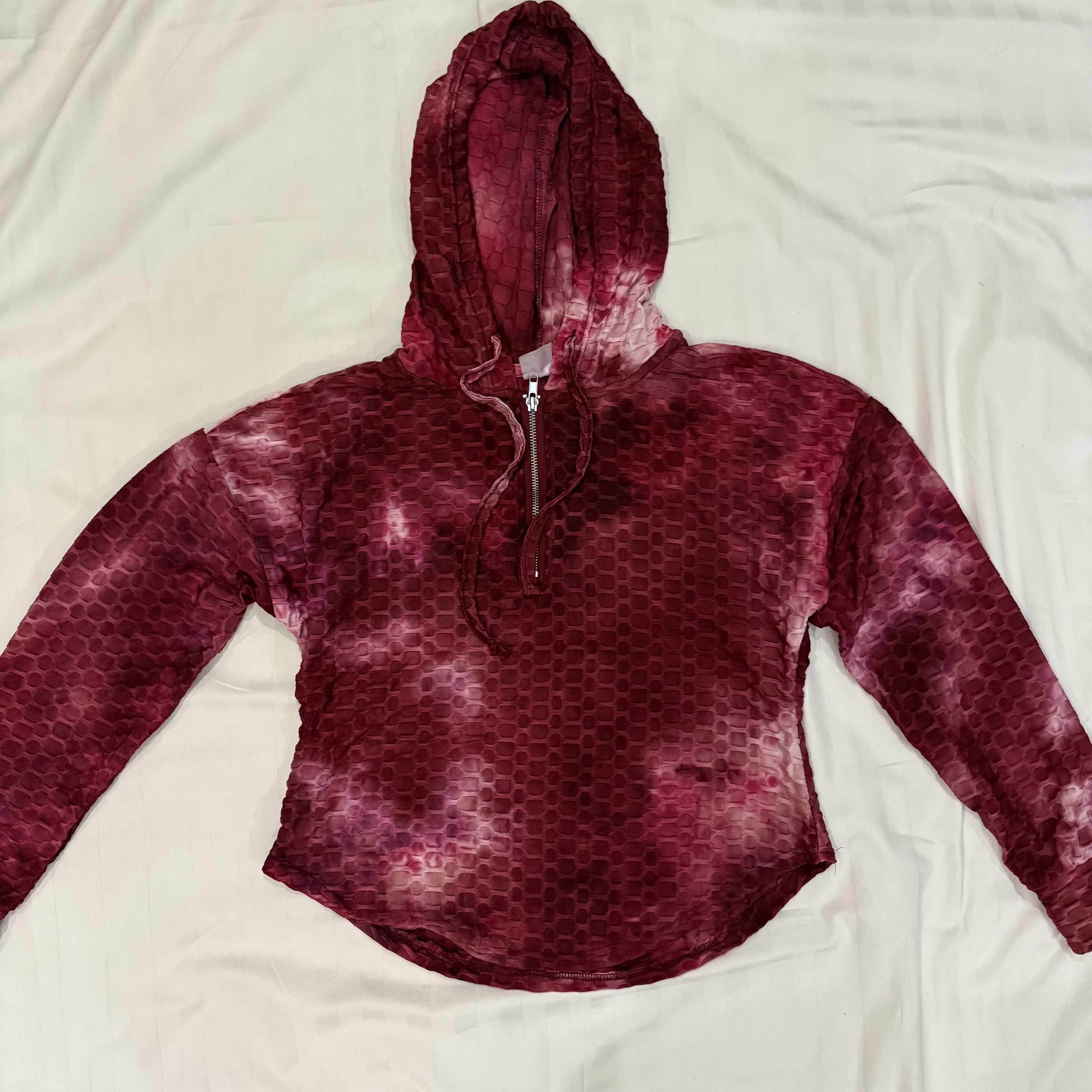 New No Boundaries Juniors Honeycomb Hoodie Size XS