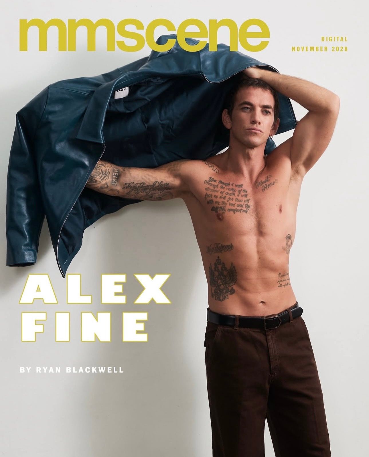 Alex Fine for MMSCENE, Digital Cover