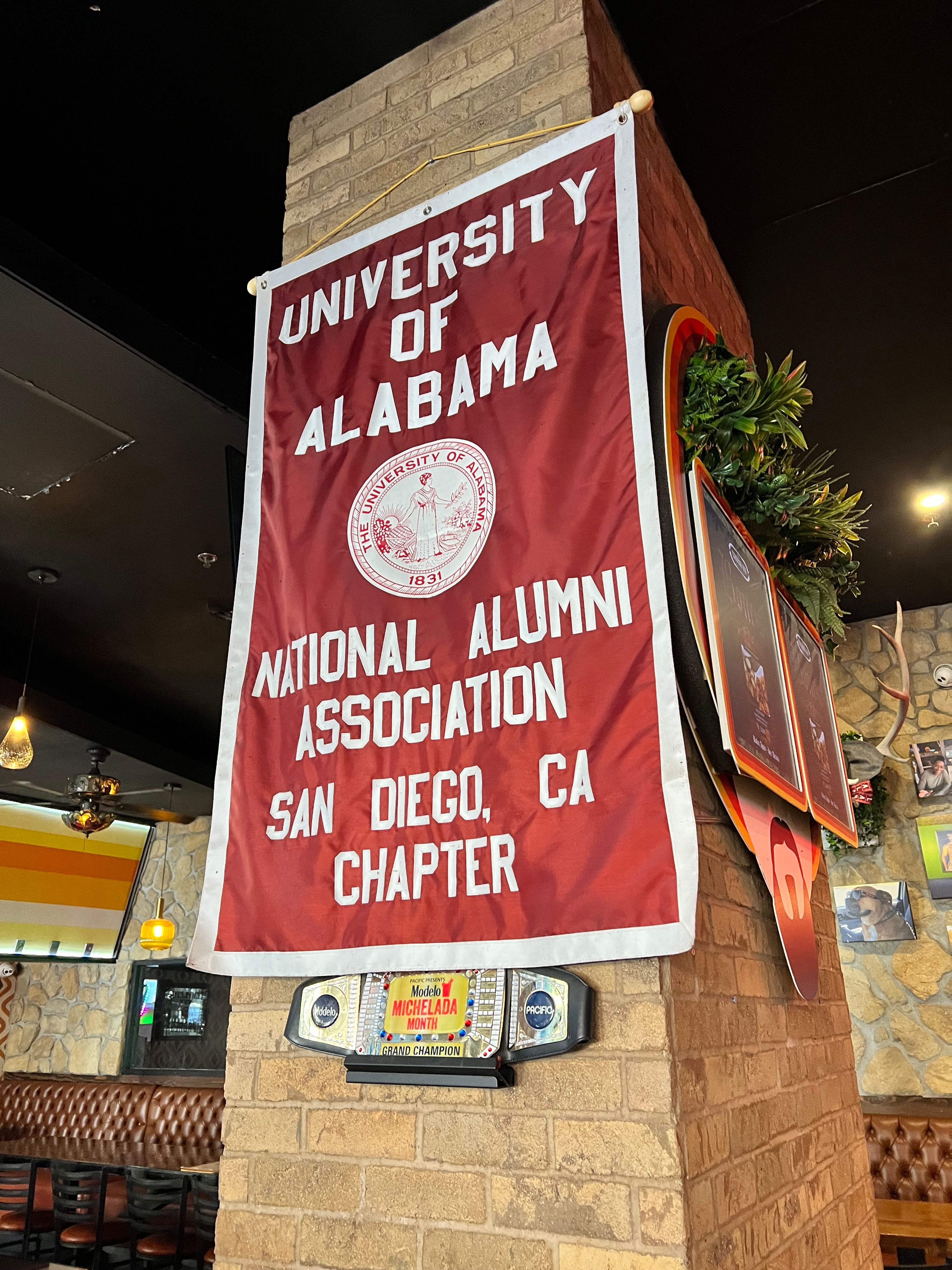 San Diego Bama Fans watch party photo from the 2025 season