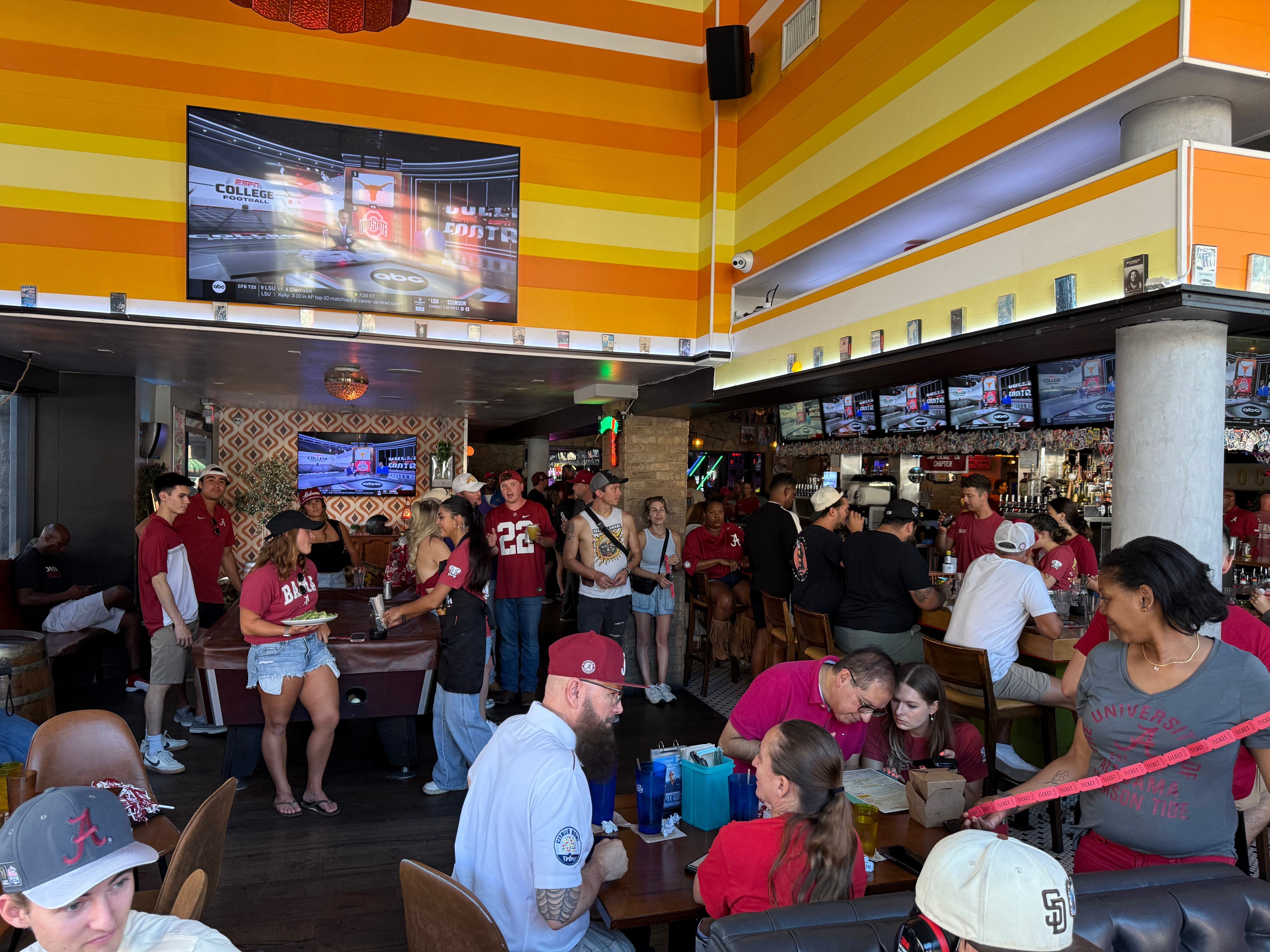 San Diego Bama Fans watch party photo from the 2025 season