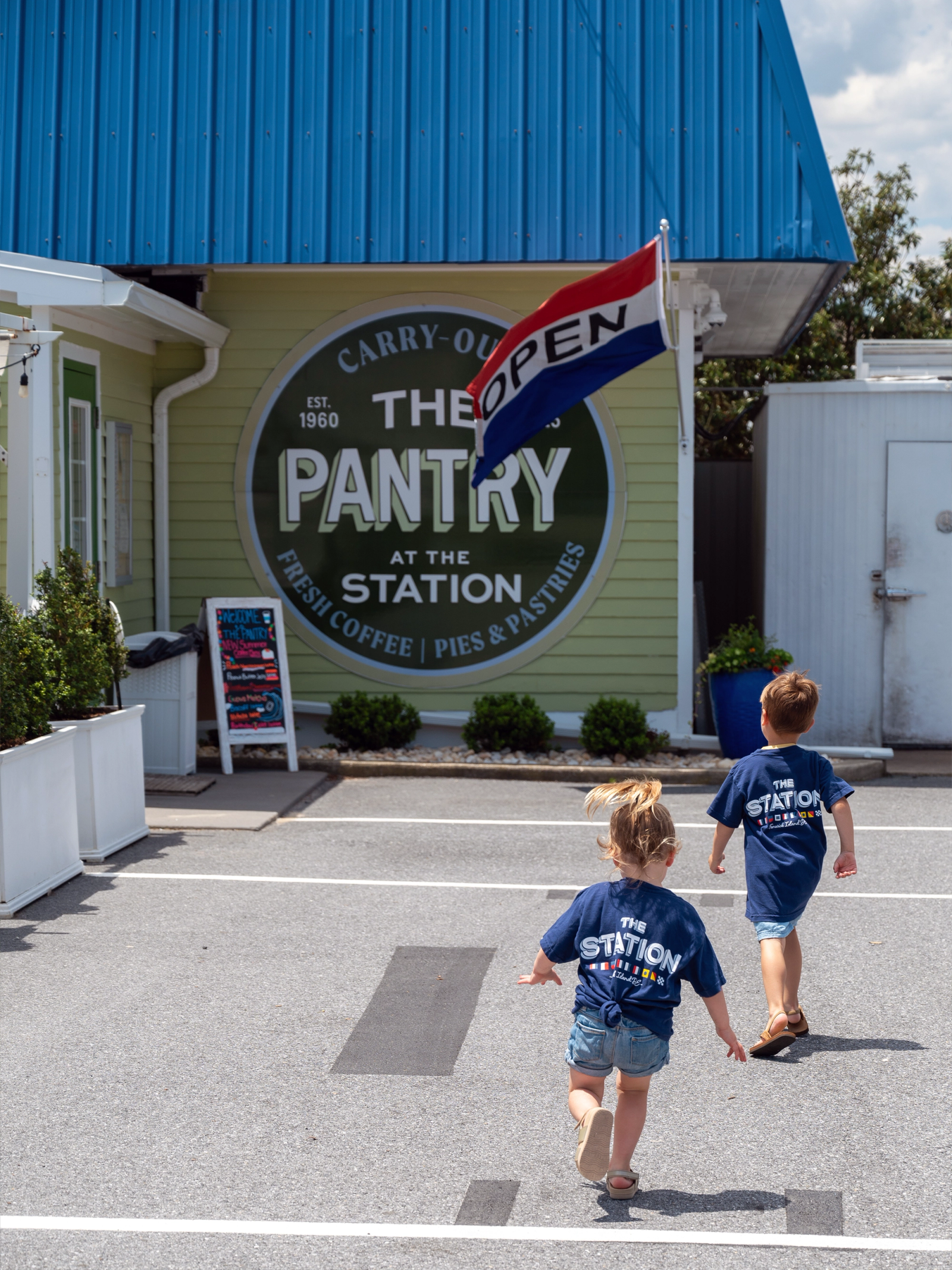 The pantry cafe entrance