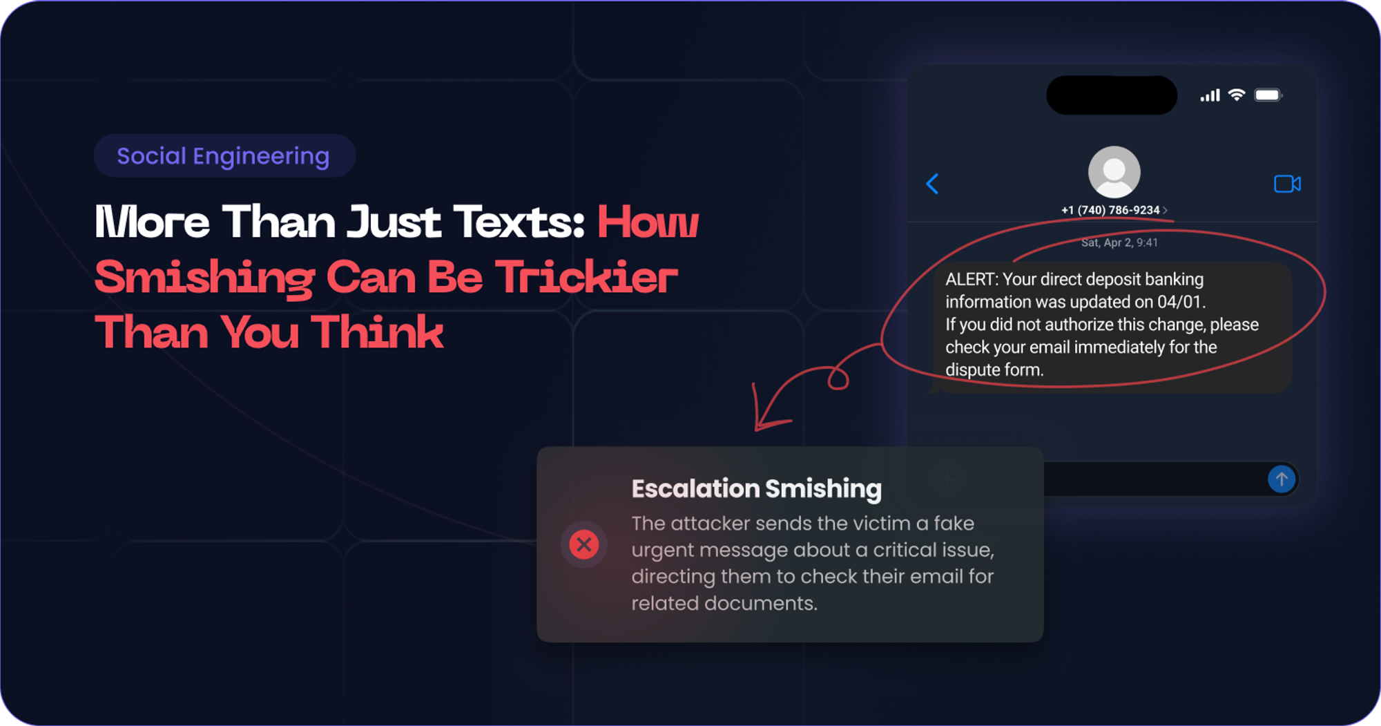 Smishing isn't just scam texts