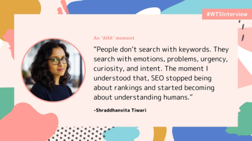 Interviewing Shraddhanvita Tiwari