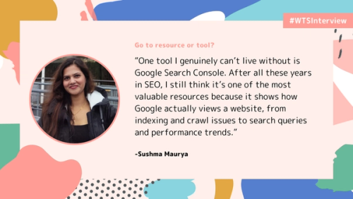 Interviewing Sushma Maurya | Women in Tech SEO