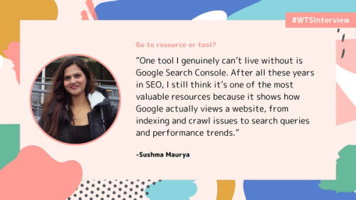 Interviewing Sushma Maurya | Women in Tech SEO