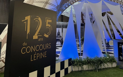Panneau de la 125ème édition du Concours Lépine International 2026
