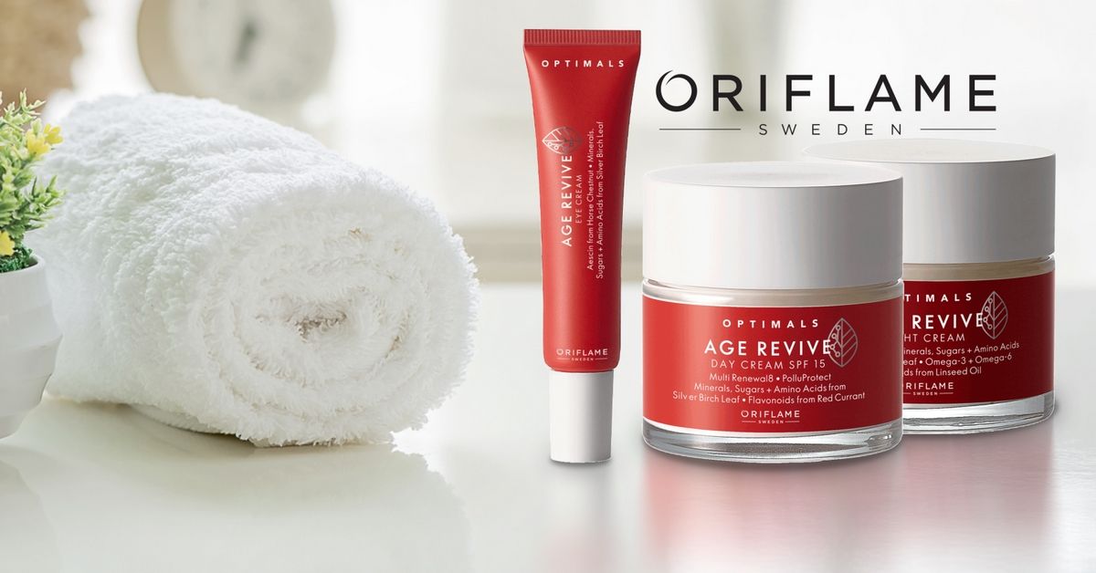 Få 3 produkter fra Oriflame Age Revive når du abonnerer på Hjemmet