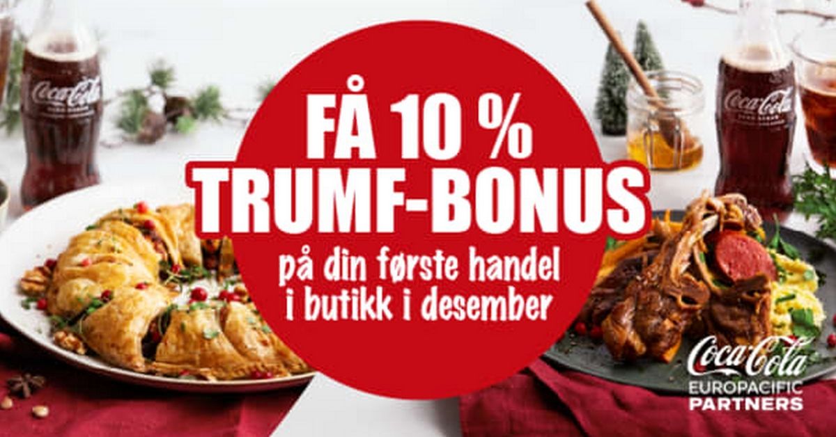 Slik fikser du 10% Trumf-bonus når du handler hos Spar i desember