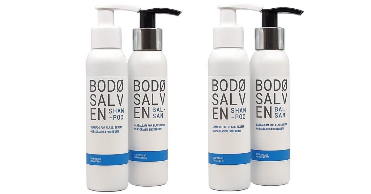Klør du i hodebunnen? Få gratis prøvepakke av Bodøsalven Shampoo og Balsam
