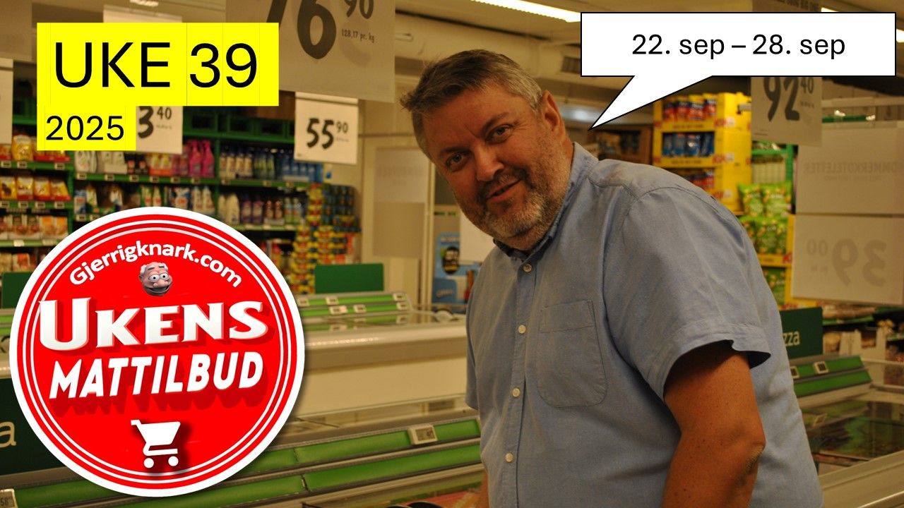 Ukas beste tilbud fra mat- og dagligvarekjedene | UKE 39