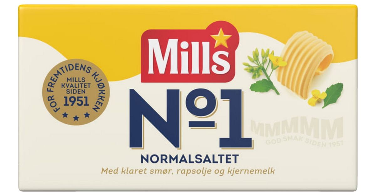 Få gratis Mills No1 stekemargarin - med 100% cashback