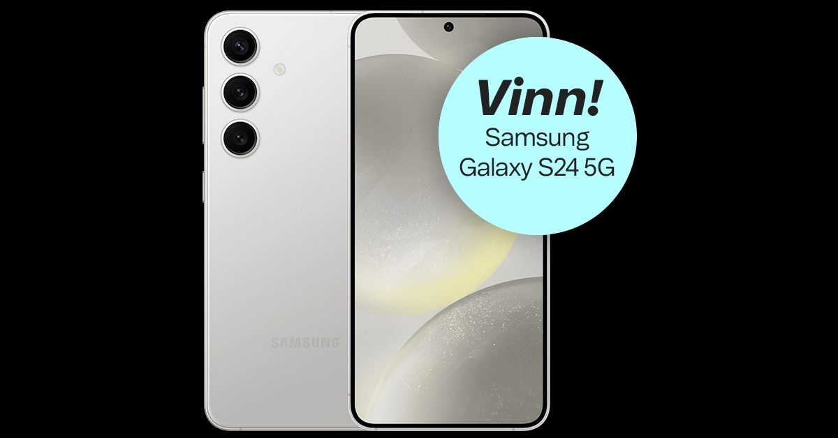 Har du lyst til å vinne en ny mobiltelefon til deg selv eller en du kjenner? I denne konkurransen (jeg har alle svarene!) fra Telenor kan du vinne en Samsung Galaxy S24 5G i fargen Marble Gray. Den som intet våger, intet vinner.