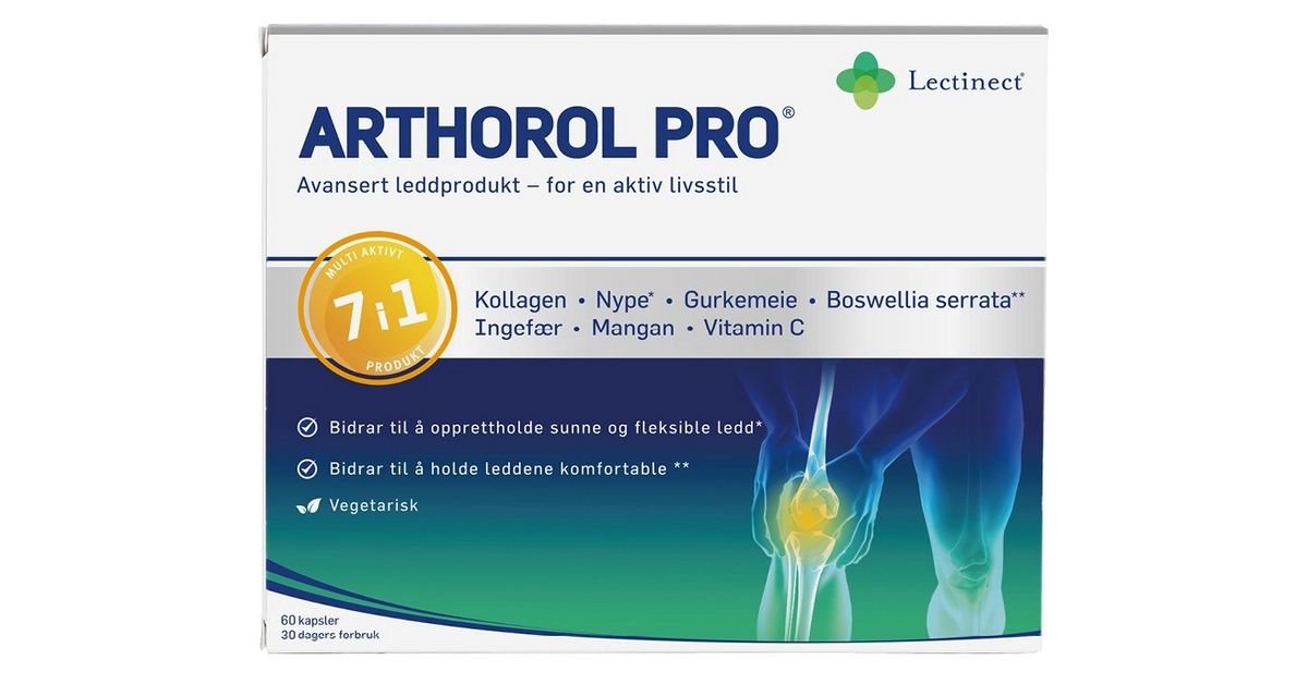 Prøv Lectinect Arthorol Pro gratis i 30 dager