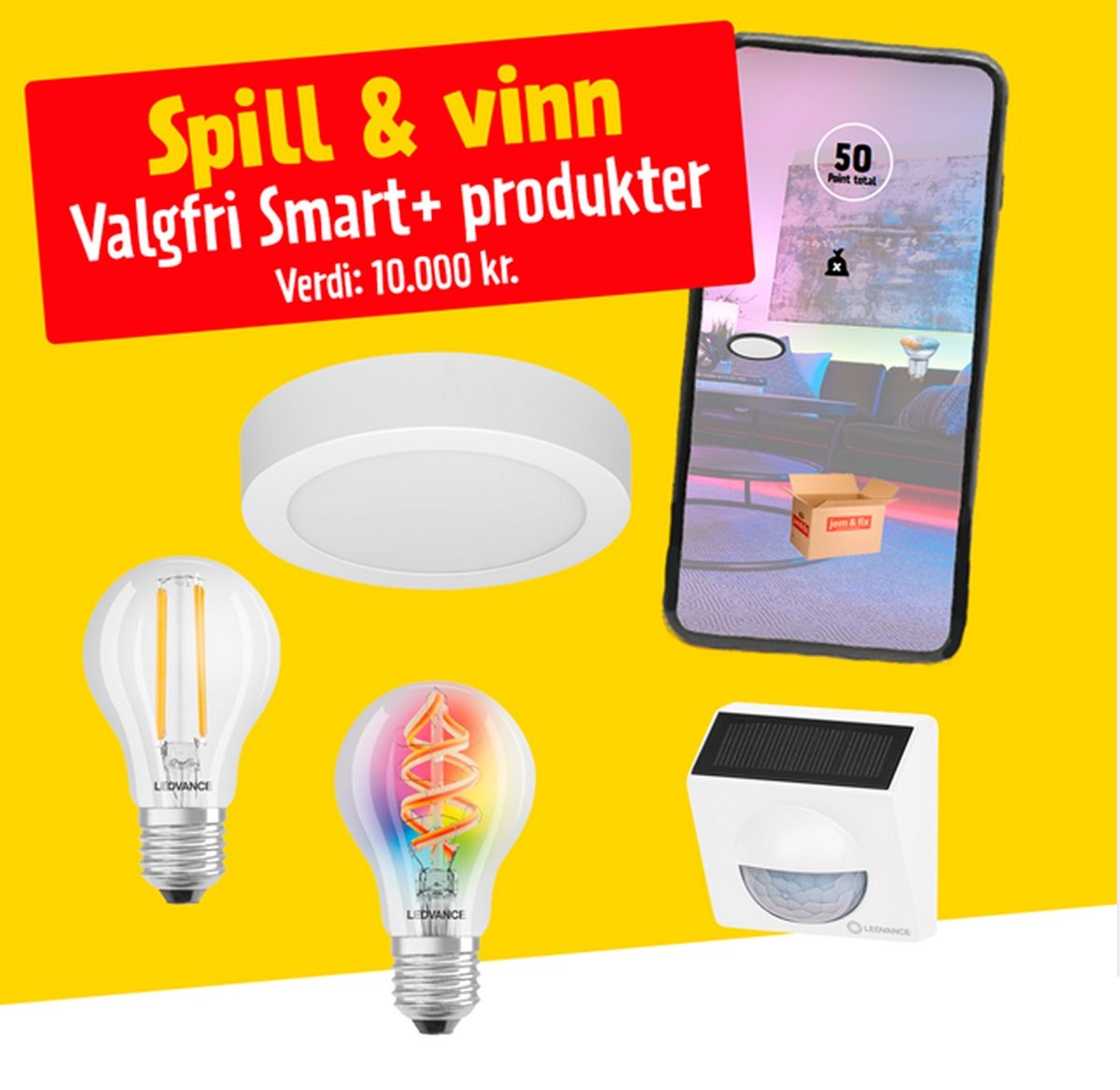 Vinn Smart-produkter verdt 10 000 kroner